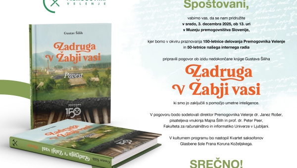 50 let internega radia in predstavitev knjige Gustava Šiliha Zadruga v Žabji vasi