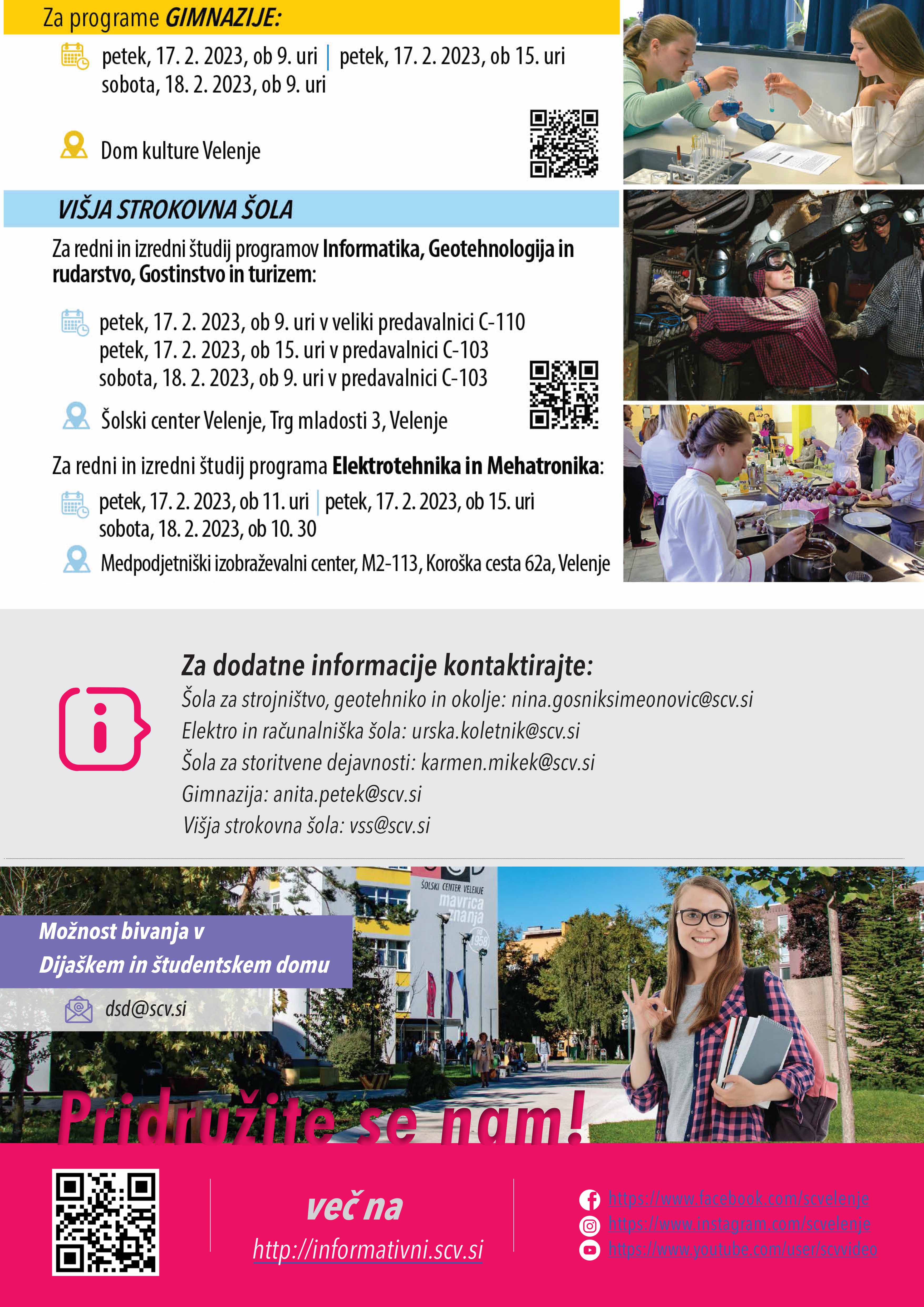 Informativni dnevi 2023